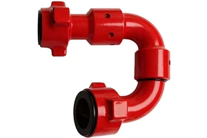 2 Inch API Threaded Swivel Elbow, High Pressure Rotary Union Fitting for Oilfield Drilling & Fracturing