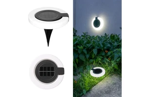 360 Degree Rotating Led Solar Powered Wall Light Outdoor Waterproof Led Holiday Decoration Light Solar Garden Light