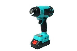 Portable Heat Shrink Film Baking Gun Lithium Battery Cordless Hot Air Gun Compliant European Japanese UK Regulations