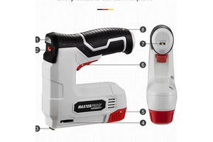 OEM Certified Industrial & DIY Electric Nail Gun with Lithium Battery for Carpentry and Home Use 1 Year Warranty
