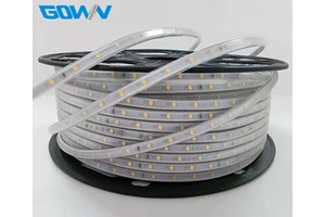 Outdoor Waterproof PVC LED Light Strip with Voice Control AC220V 52 LEDs/m IP67 Rated for Linear Lighting Projects