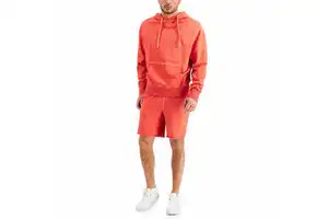 Men Casual Matching Summer Set Short Sleeve Top with Drawstring Shorts Comfortable Relaxed Fit Two Piece Outfit for Travel