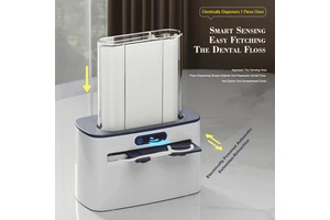 Daily Care Rechargeable Auto Floss Pick Dispenser Smart Dental Flosser Box Refill Type Electric Toothpick Box Home Use