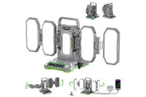 Cordless LED Work Light for Milwaukee 4 Panel Foldable Portable Jobs Light 10000 lm for Car Repair Garage Workshop