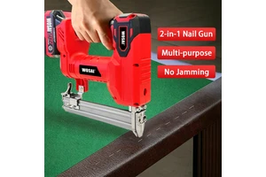 Wholesale 20V Cordless Electric Nail Gun Industrial Grade 80 Nails/min 21V Power Brad Nailer for MT Battery WS00F32/9022