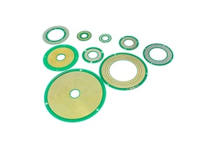 Taidacent PCB Pancake Slip Ring Rotary Joint Electrical Connector Through Bore Slip Ring Electrical Rotary 3 6 12 Rings