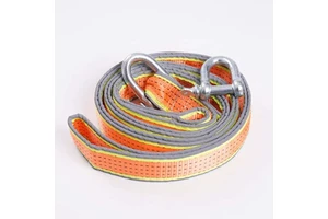 Emergency Recovery Car Tow Strap Rope with D Shackle and Reflective Stripes Polyester Material Customized Size-TOPSUN Brand