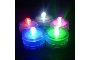 2026 Hot Sale Waterproof Lamp Light Single Color Decoration Waterproof Driving Light Submersible Tea Led Lamp Light