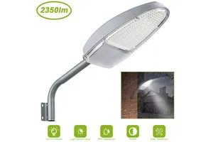 144LEDs Photocell Sensor Wall Pack LED Lights IP65 Waterproof Outdoor Lighting for Parking Garage Luminaires Street Lamps