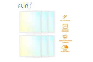 Ready to Ship 120-277V LED Light Dimmable Recessed Panel Lamp Backlit LED Panel Light 3-Power 3CCT Color Temperature ETL