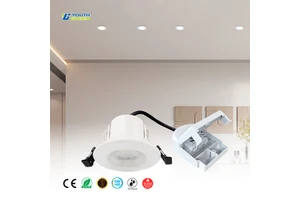 CE Rohs Fire Rate 90min White Color Trims Ring Tunable 5W Single CCT LED Commercial Downlight Canless Light for Indoor Outdoor