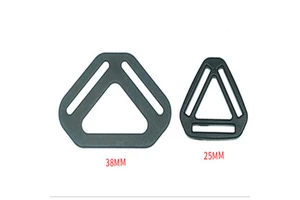 High quality discount price Triangle backpack split buckle clothing adjustment buckle