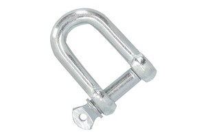 Galvanized Straight Shackle 25 mm. 1" Domestic Use