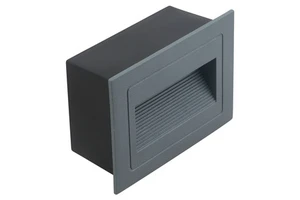 New Outdoor LED Corner Light Waterproof Square Wall Recessed 3W Light RGB IP65 Aluminum Stainless Steel Stair Deck Lighting