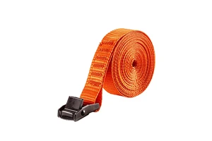 Polyester Lashing Straps 1 Inch 800kg Break Strength Roof Rack Surfboard S-Hook Alloy Steel Cam Buckle GS Certified