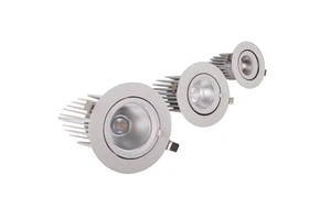 High Lumen Recessed 360 Degree Rotate 15W 20W 30W 45W Led Downlights 120lm/w