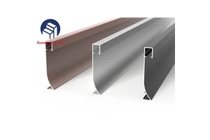 Modern Design Aluminum Profile Wall & Floor Corner Line Luminous Light Groove Embedded Skirting for Kitchen Application
