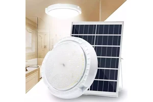 Solar LED Ceiling Lamp Shed Light Indoor Solar Light Home House for Indoor Outdoor Home 50W 100W 200W Highlight Remote Control