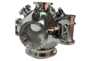 QiiMii Customizable Stainless Steel Spherical CF Flange Vacuum Chamber SS304 SS316L Vacuum CF Chamber Laboratory Pipe Fittings