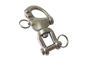 Jaw Swivel Snap Shackle Marine Grade Stainless Steel Shackle for Industrial Rigging Aplications