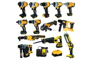 For Brushless 20V MAX Cordless Power Tool Combo Kit with OEM Customization Electric Drill & Multi-Tool Set