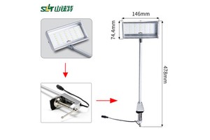 SLT Manufacturer Long Arm Expo Use LED Exhibition Lights for Trade Show Exhibition Booth SL-026-08-42L