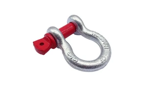 Zinc Plated G209 Lifting Shackle Drop-Forged D Type Shackle & Safety Pin Bow Shackle