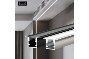 DGLUX U-Shaped Groove Exposed Shell Channel Led Strip Linear Lighting Aluminum Extruded Led Profile