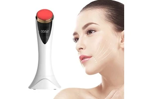 Cold Heat Gua Sha Facial Neck Red Light Face Hot Electric Lift Device & Cooling Wand for Contouring Firming Machine