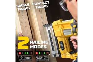 Hot Sales 18-20V Brushless Nail Gun F10-F50 Electric Brad Nailer for Industrial DIY Carpentry Roof Ceiling Decoration