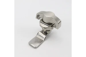 SUS304 IP65 Padlockable Wing Handle Quarter Turn Cam Latch EMKA 1000-U429-01 Replacement For Control Box Electrical Cabinet