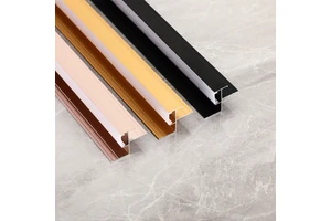 Aluminum Alloy Light groove for Wooden Veneer Background LED Light Strip Wall Closing Decorative Line