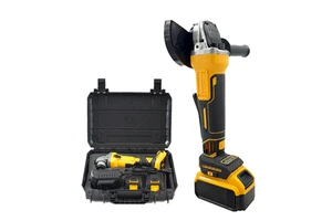 High Quality 21V Cordless Electric Mini Angle Grinder with Lithium Battery Slide Switch Grinding Disc for Polishing