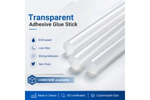 Robust and Multipurpose 11mm Clear Transparent Hot Glue Gun Refills for General Bonding and Crafting Purposes