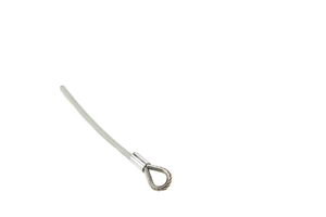Great Tensile Safety Galvanized Steel Wire Swaged End Terminals Custom Cutting Cable Aisi Thimble Eyelet Welding Wire Rope