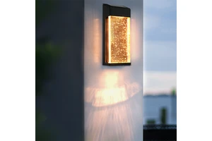 Housing Ip66 Sensing Automation up and Down Outdoor Lighting Lamp Solar Wall Sconce Fixture Wall Mount Light