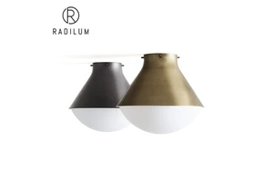 Brass Flush Mount Modern Hotel Nordic Brass Glass LED E26 Factory Wholesale Crossborder Rainier Conical Flush Mount Light