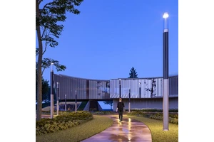 New Sale New Design All in One Solar Lamp Pole with Flexible Solar Panel Intelligent Street Light