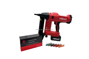 High Quality Powerful Battery Powered Concrete Nail Rechargeable Electric Gun for Gas Pins Without Battery and Charger
