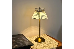 Retro LED Metal Table Lamp Creative Restaurant Outdoor Table Lamp Coffee Shop Bedroom Bedside Touch Night Light