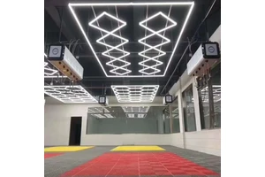 Wholesale DIY LED Hexagonal Garage Lighting Car Detail Lights Garage LED Lighting