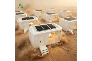 Eco-Friendly All-Aluminum Modular House Recyclable Material Solar Compatible Prefabricated Cabin Middle East
