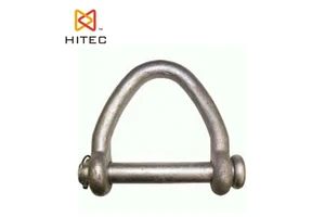 Hot Dip Galvanized Carbon Steel V Shape Web Sling Shackle