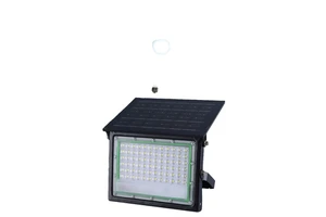 Modern Design Solar Floodlights IP65 LED Iron Construction for Road Use Automatic Dusk Dawn Switching Remote Control Easy