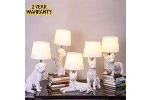 New Family Decoration Ornament Animal Base Black and White Two-color Sleep Lamp Decorative Ornament Table Lamp