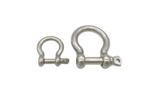 Stainless Steel European Type Screw Pin Anchor Bow Shackle