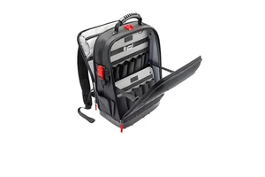 Electrician Tools Kit OEM ODM Heavy Duty Black Tool Backpack with Laptop Compartment Lightweight Polyester Lining