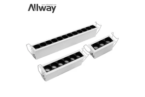 ALLWAY Low Price Black Waterproof Linear Lamp Indoor 4 5 8 10 15 18 25 Watt Led Down Light