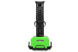 1t 2t Mini 1000kg 2000kg Lift Forklikft Self-loading Semi Electric Portable Self Loading Stacker