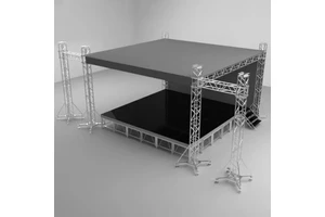 Factory Price Aluminum Mobile Global Lighting Booth Display Portable Trusses for Events Heavy Duty Aluminum Stage Truss System